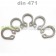 Нержавеющее кольцо DIN 471 А2 (AISI 304)